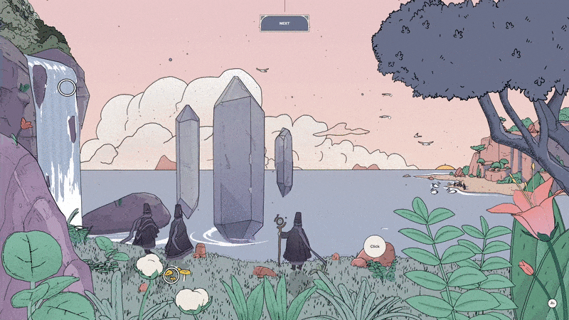 Extract of the project : magical landscape