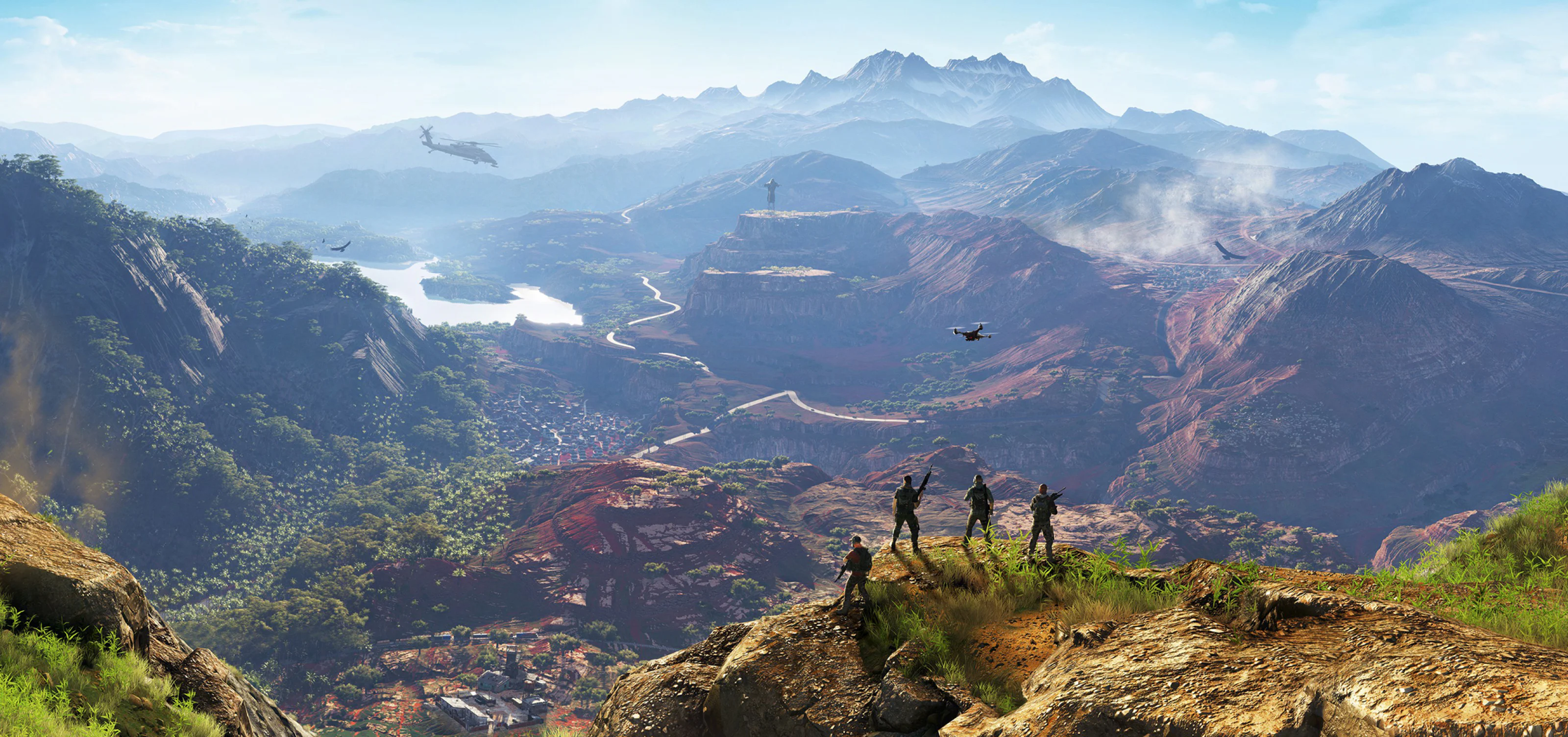 Extract of the game : mountains landscape