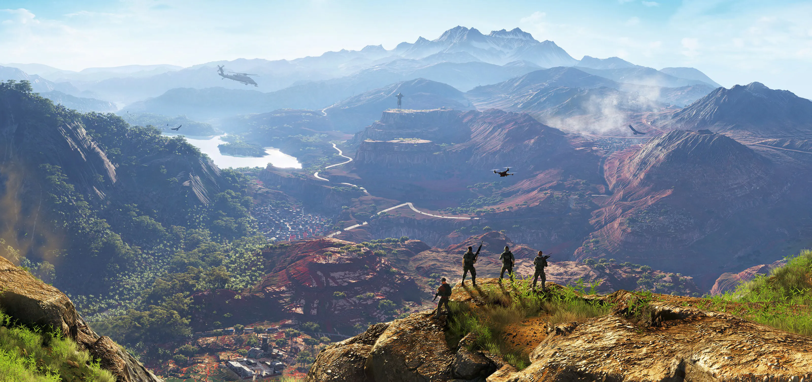 Extract of the game : mountains landscape