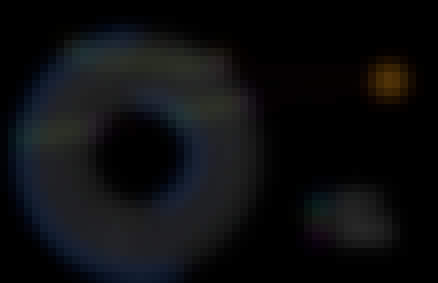 3D representation of the scattering.