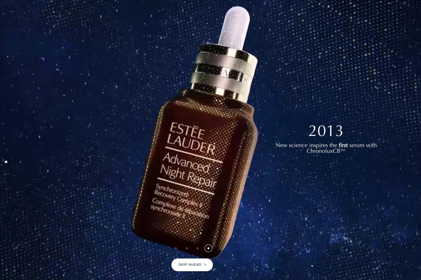 2013 : new science inspires the first serum with ChronoluxCB