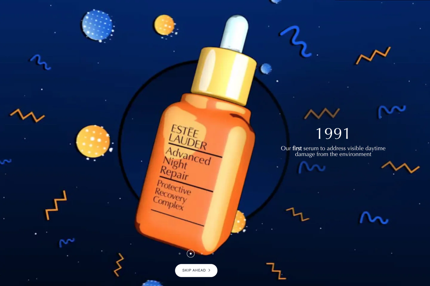 1991 : Our first serum to address visible daytime damage from the environment