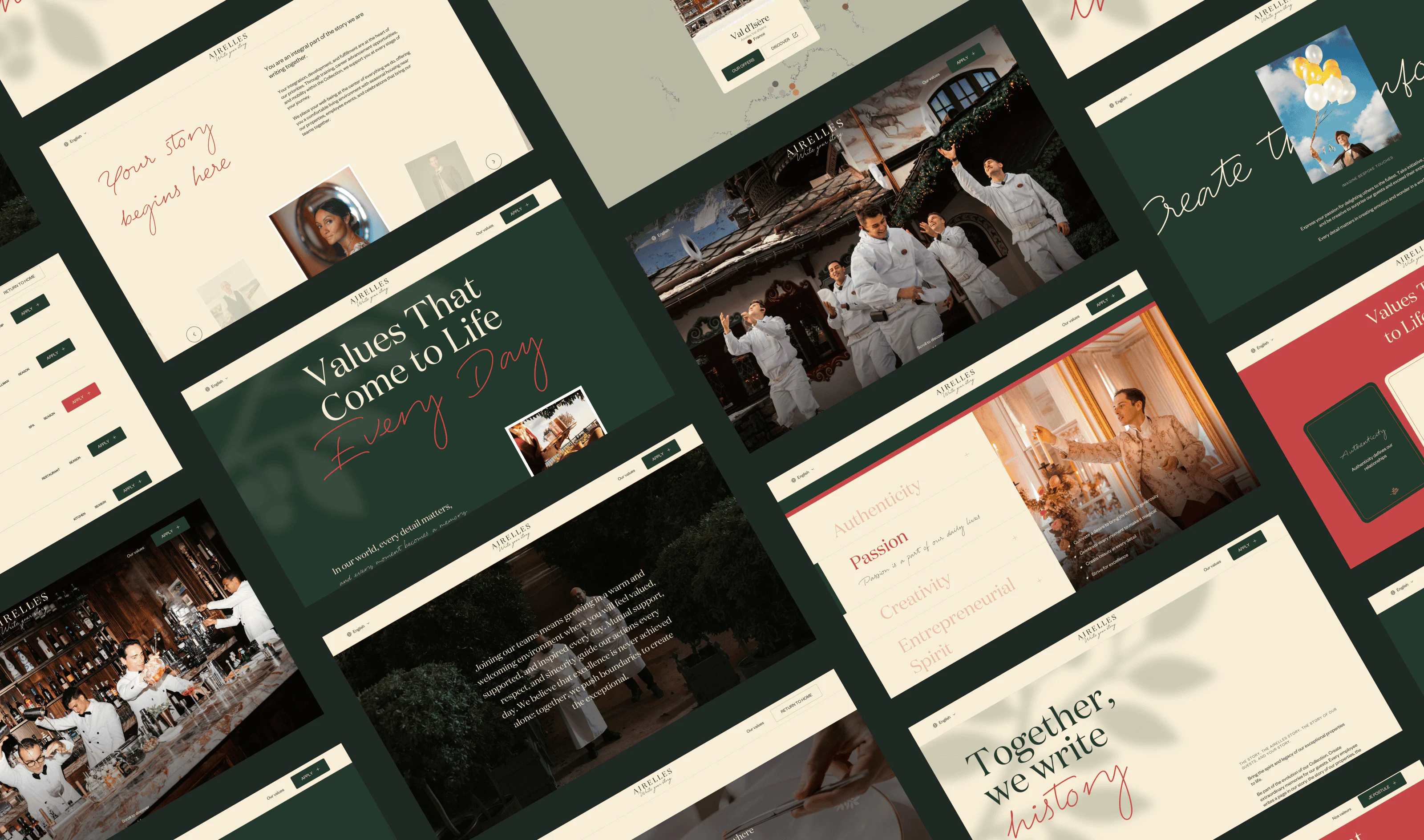 Airelles Careers Website - Makemepulse