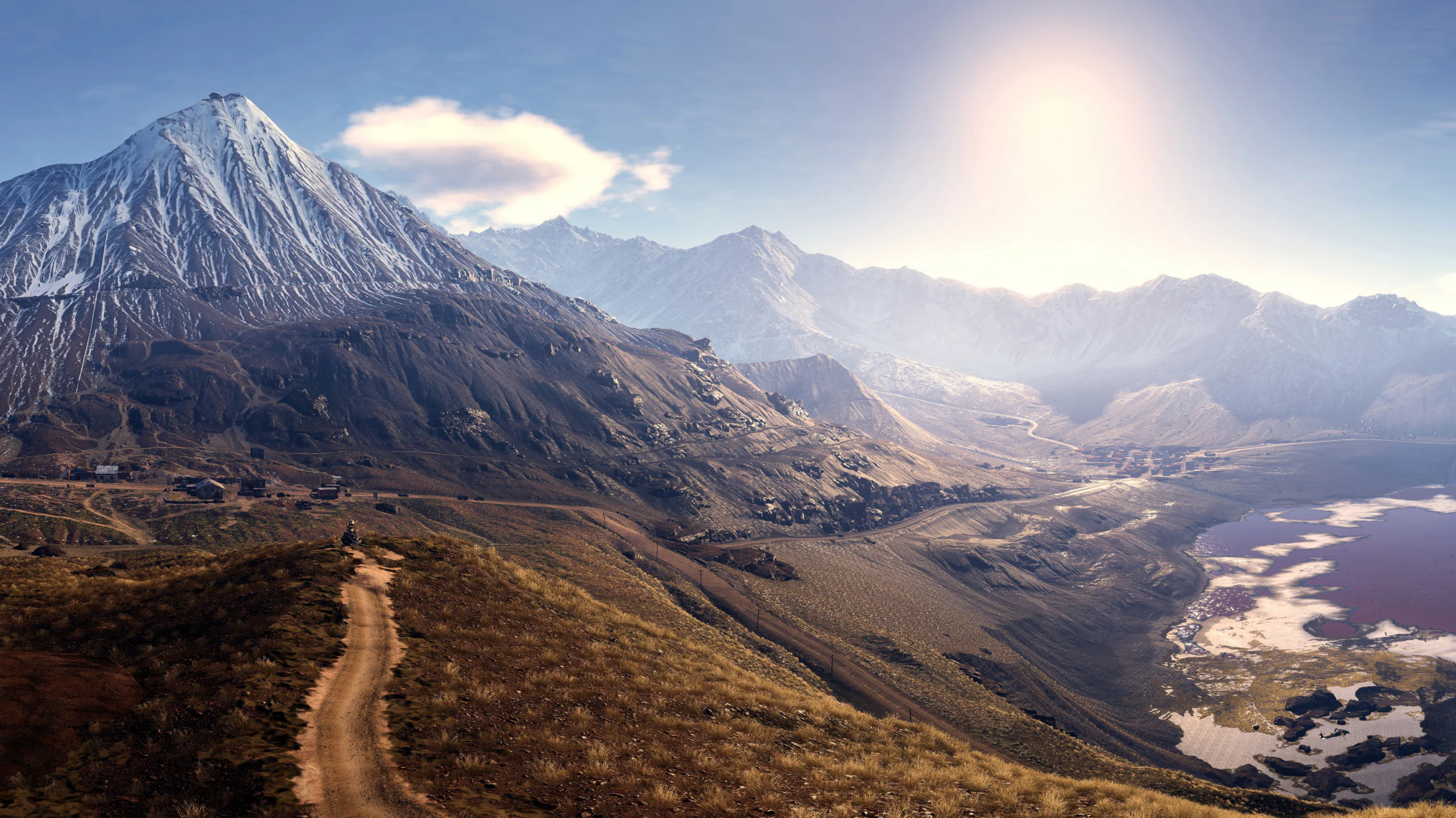 Extract of the game : mountains landscape