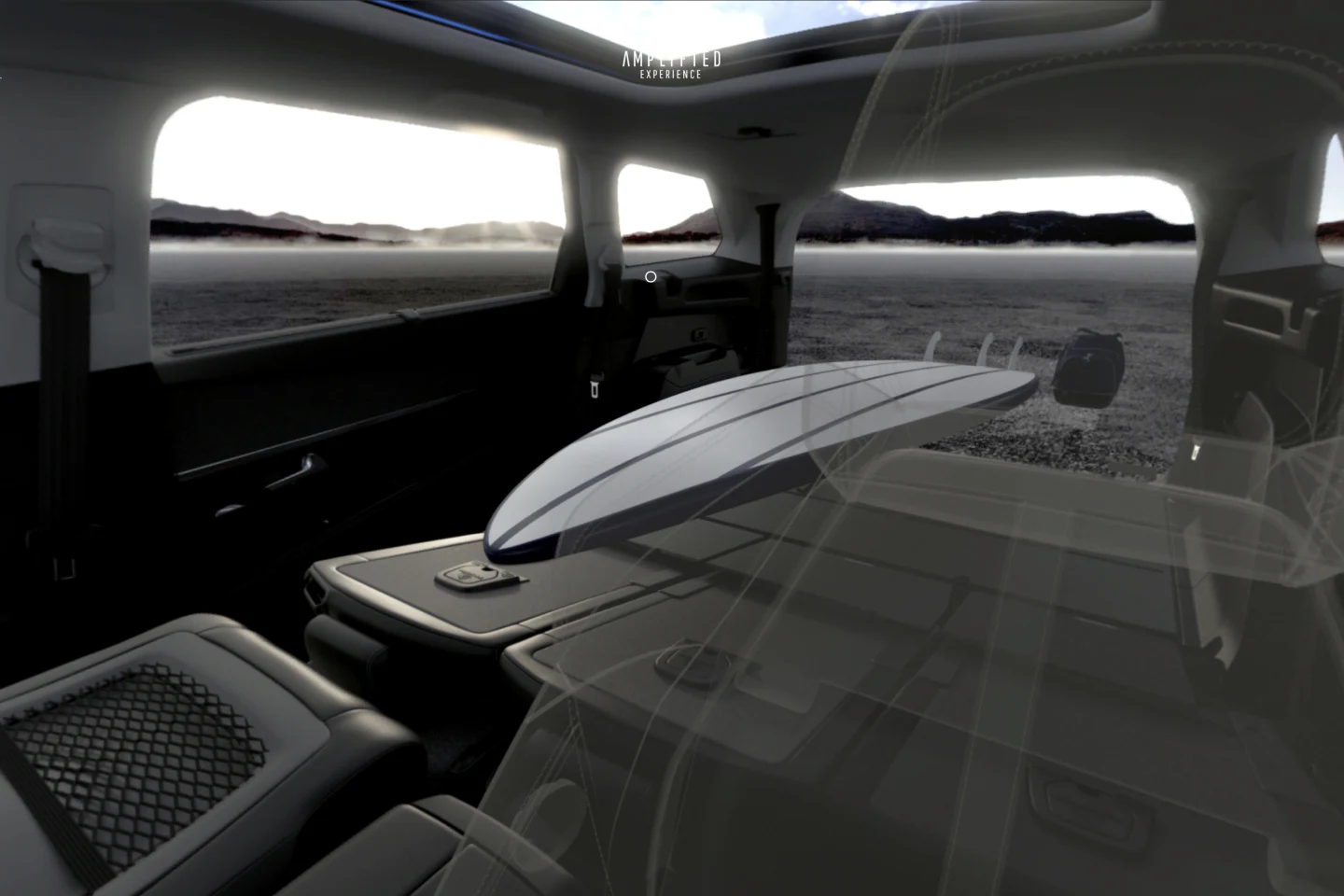 Inside of a Peugeot 3008