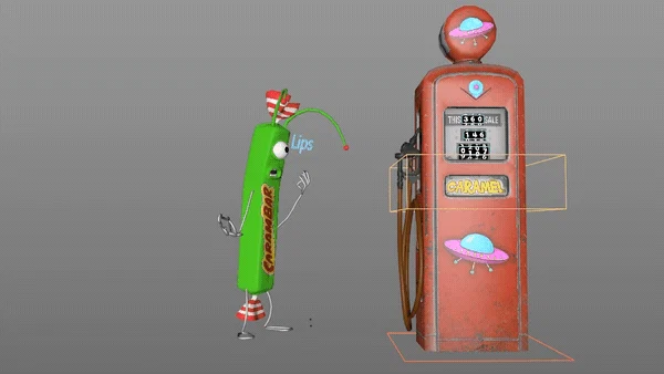 Gif of an alien carambar