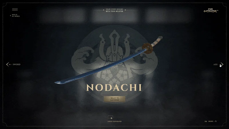 Gif of the website : different kinds of weapons