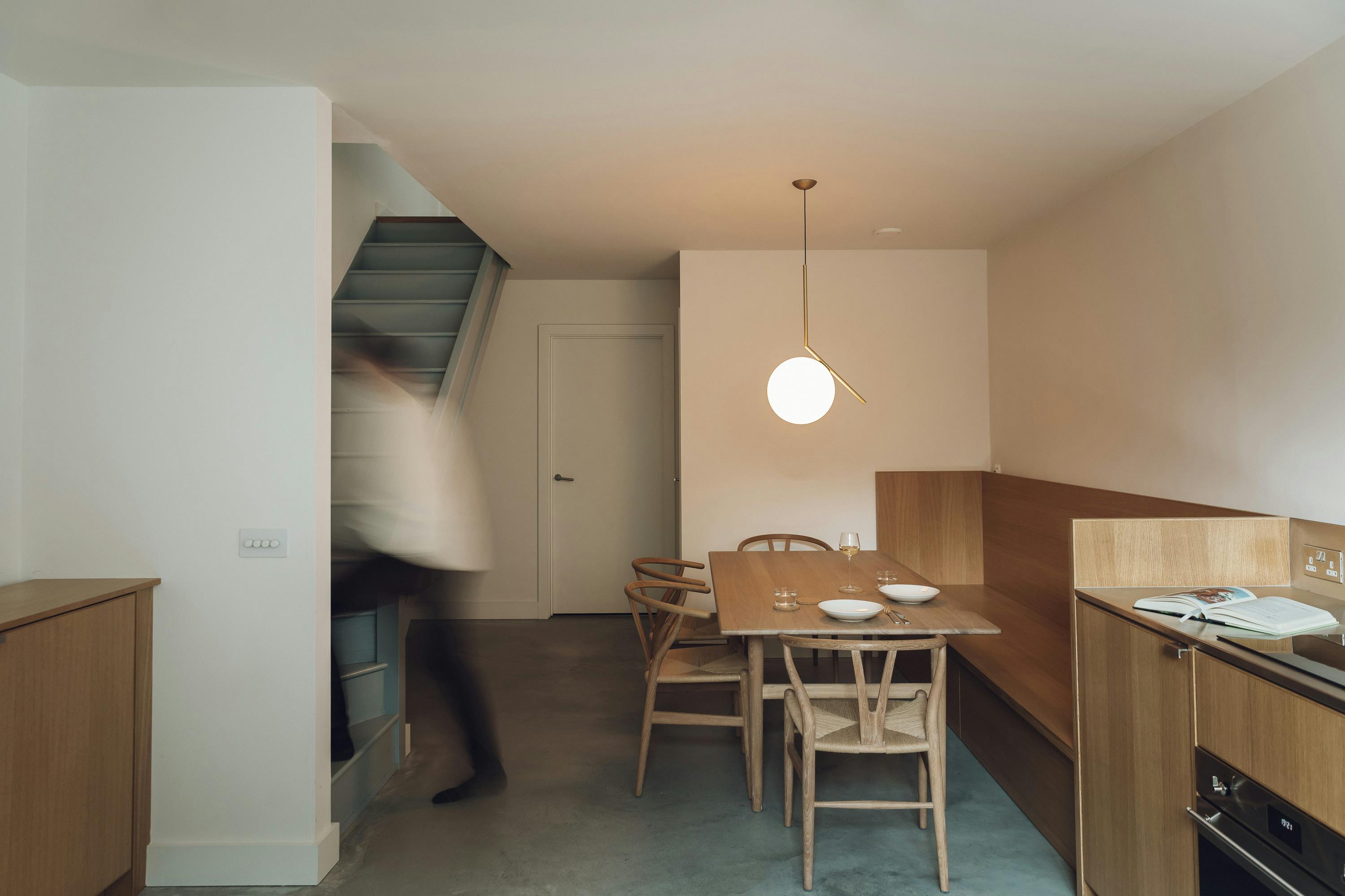 Contemporary wooden and stainless steel Ma-kon kitchen in Sheffield.