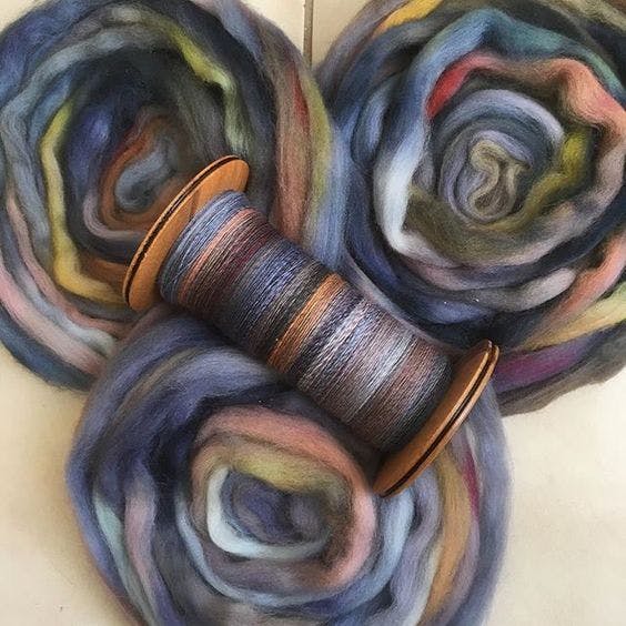 @threadbender hand spun project 