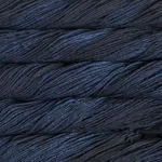 Picture of Malabrigo Arroyo Prussia Blue: A dark, classic Prussian blue yarn with deep navy tones and very subtle, elegant monochromatic shading.