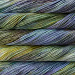 Picture of Brisa Indiecita: Soft olive-green yarn blended with muted periwinkle-blue and subtle gold undertones