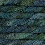 Picture of Malabrigo Lace Wabi Sabi: Lace skein in a tonal colorway with deep forest green and dark teal tones