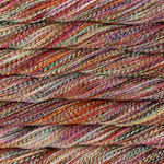 Picture of Malabrigo Torzal Euforia: Torzal skein in a variegated colorway with warm terracotta, rust, and muted pink tones