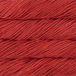 Picture of Malabrigo Chunky Sealing Wax: Chunky skein in a tonal colorway with rich red and deep scarlet tones with warm brick undertones