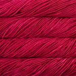 Picture of Malabrigo Chunky Geranio: Deep red variegated yarn colorway