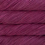 Picture of Malabrigo Chunky Hollyhock: A deep, rich purple-magenta yarn with warm burgundy undertones