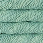 Picture of Malabrigo Chunky Water Green:  Hand-dyed chunky skein in a soft sage and cool mint green with a smooth tonal finish