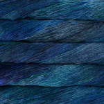 Picture of Malabrigo Arroyo Regatta Blue: A deep navy and indigo blue yarn with shifting tonal highlights of vibrant teal and dark ocean blue.