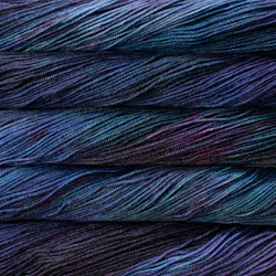 Picture of Brisa Whales Road: Deep oceanic blue yarn with subtle violet-purple and dark teal undertones.