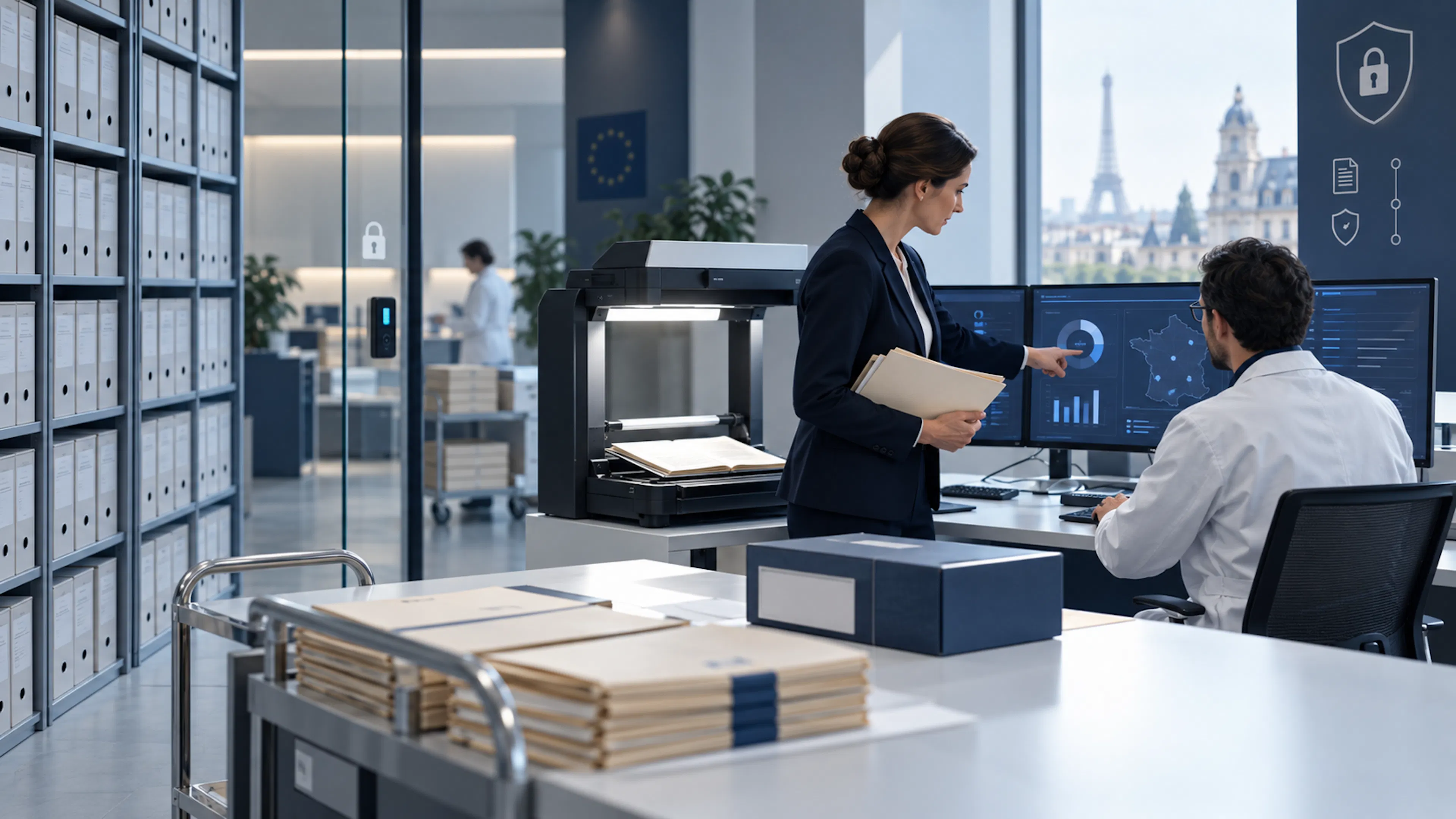 AIPD numérisation archives et analyse des risques RGPD avant dématérialisation