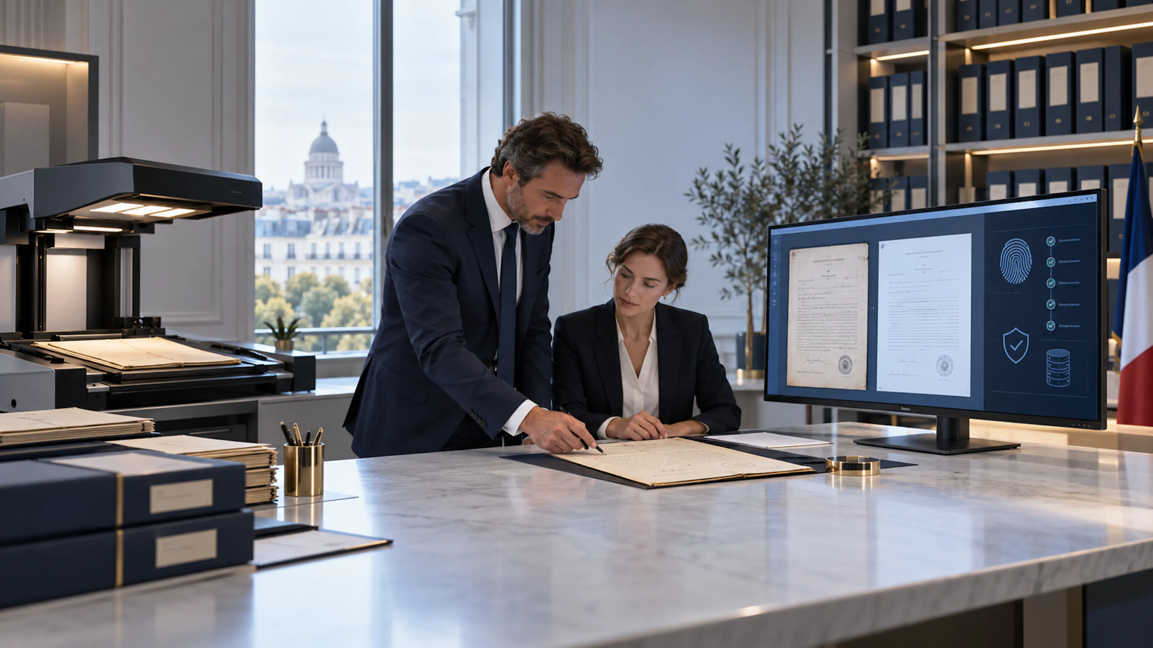 Copie fiable d’un document numérisé avec contrôle qualité et traçabilité documentaire