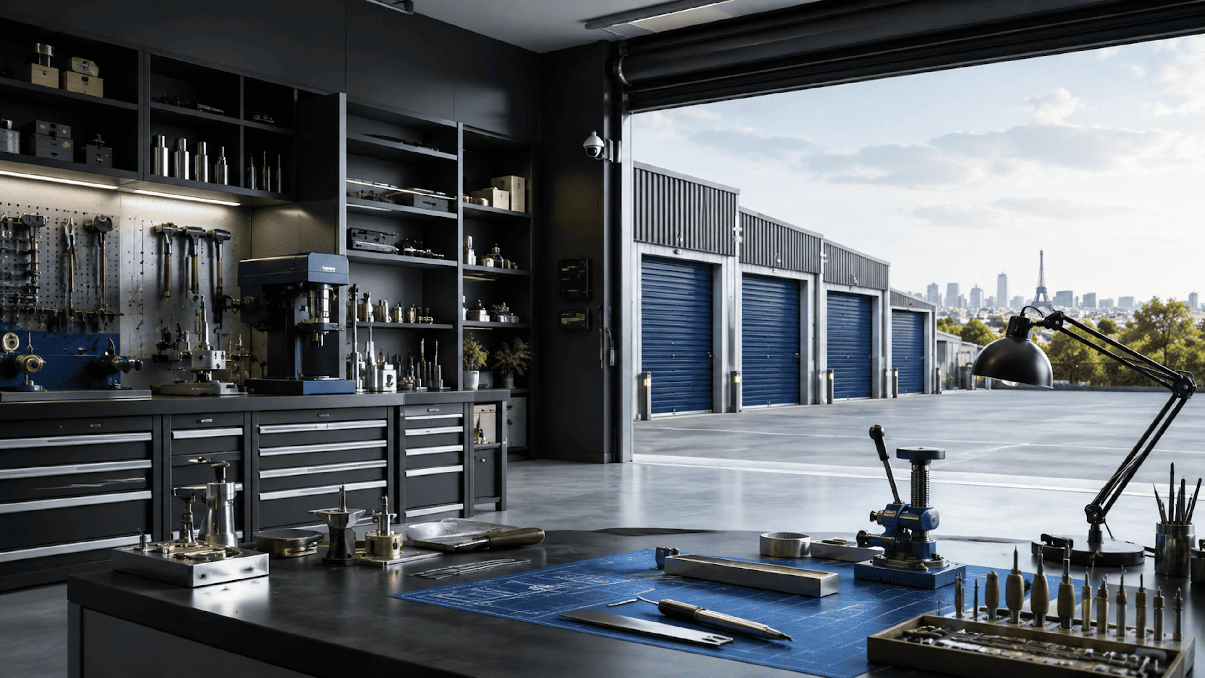 Stockage professionnel artisan avec inventaire en ligne en IDF