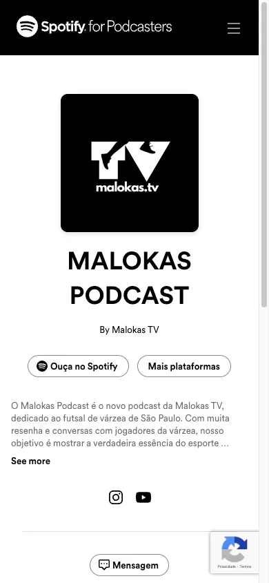 Nosso podcast, o Malokas Podcast