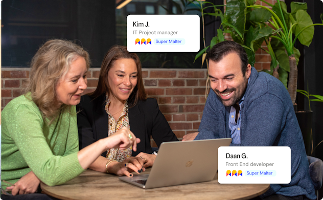 super malter freelancers working together