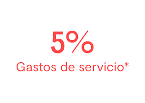 5% gastos de servicio