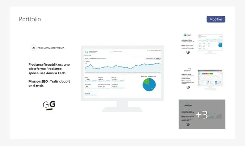 vue portfolio guillaume guersan