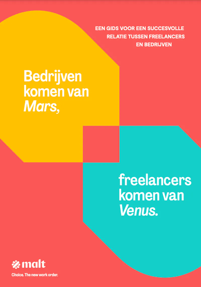 "Bedrijven komen van Mars, freelancers komen van Venus" gids Malt
