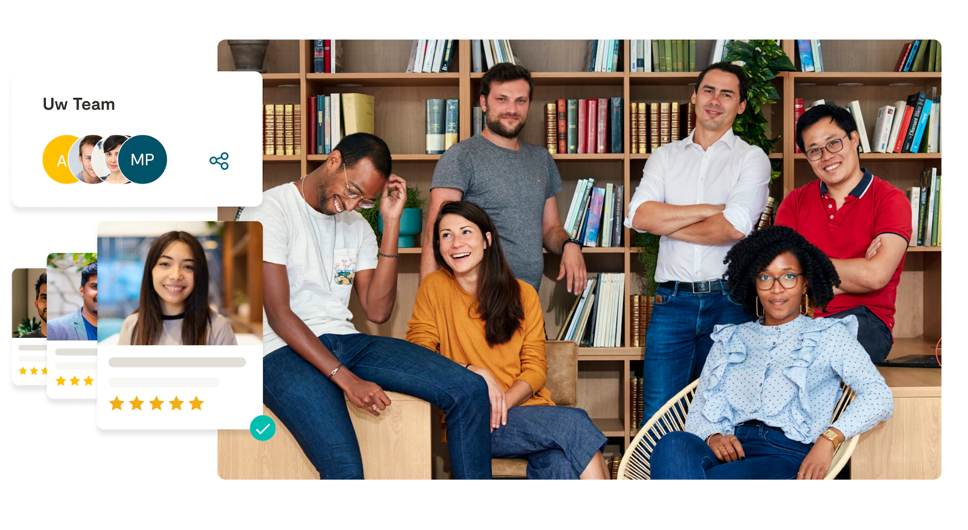 team of freelancers on Malt
