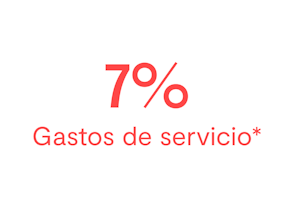 7% gastos de servicio
