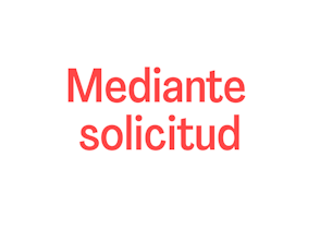 mediante solicitud
