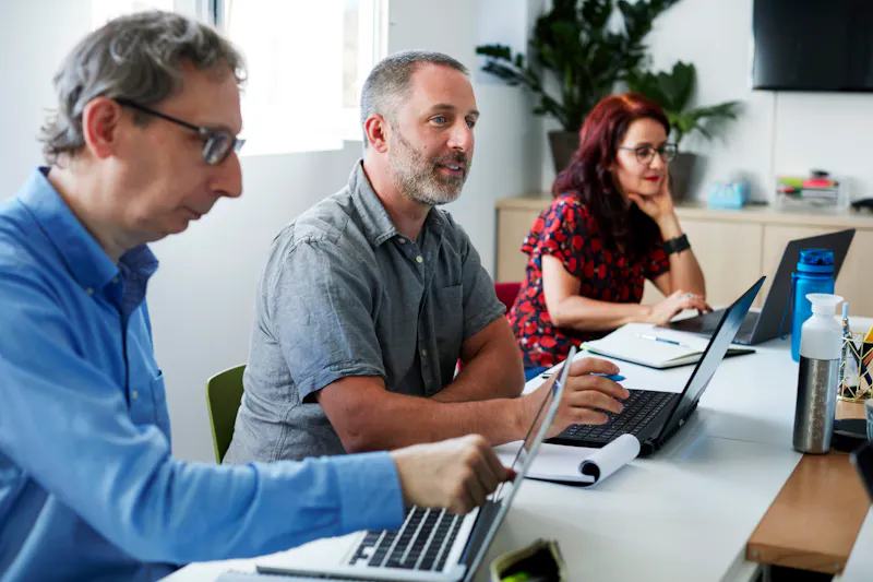 people in a meeting room