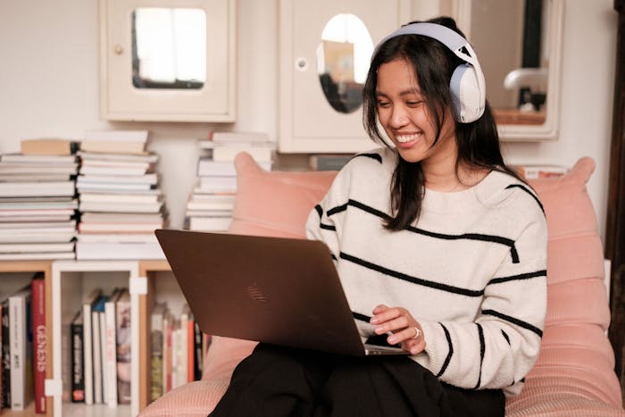 Freelancer doing a tech training