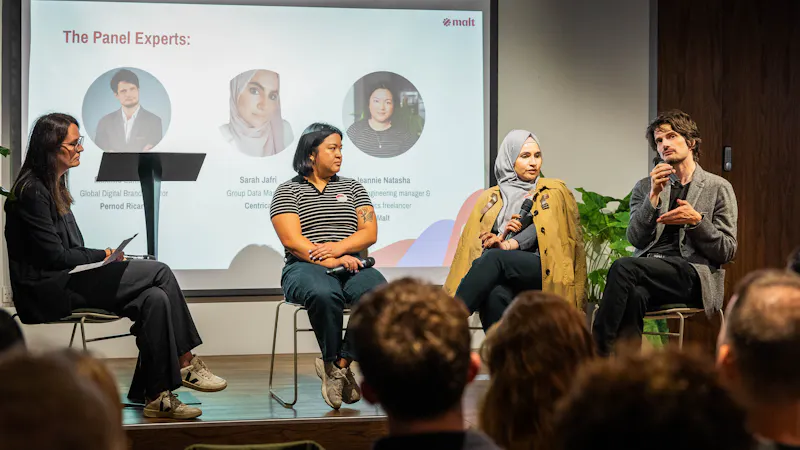 Panel of speakers engaged in discussion