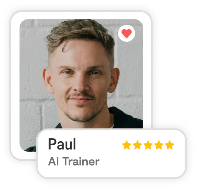 AI trainer profile on Malt