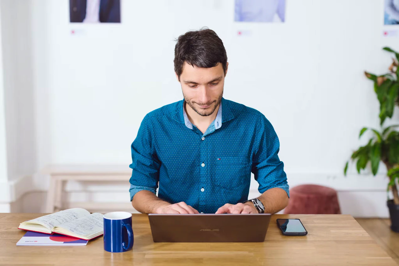 freelancer working