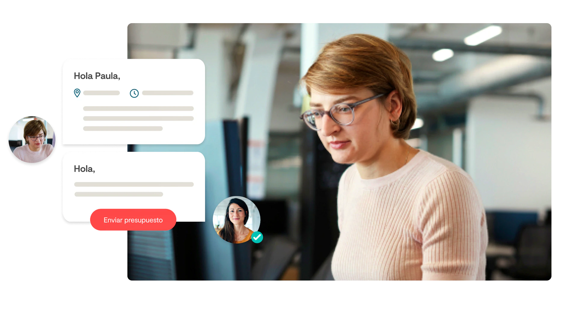 client and freelancer messaging through Malt