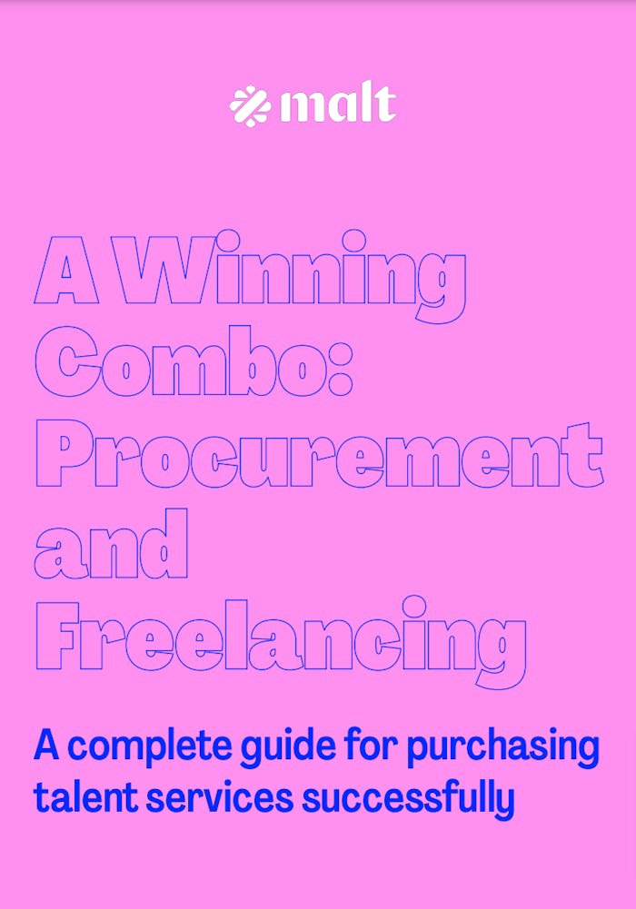 procurement & freelancing ebook by Malt