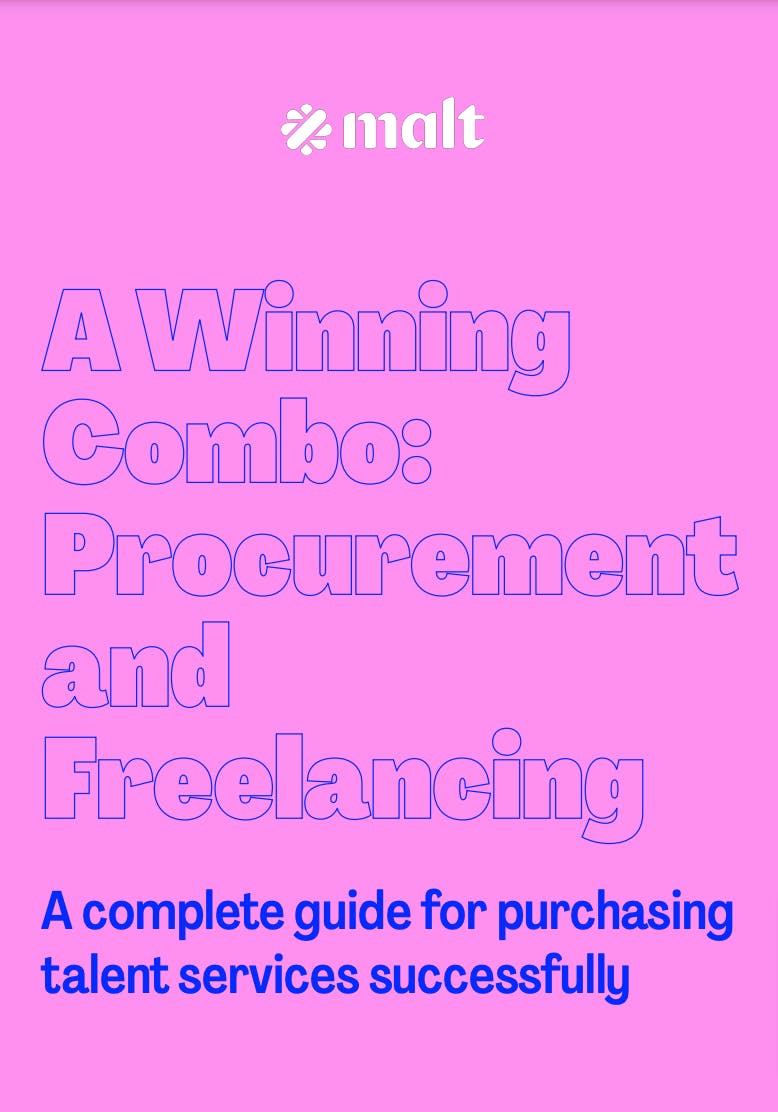 procurement & freelancing ebook by Malt