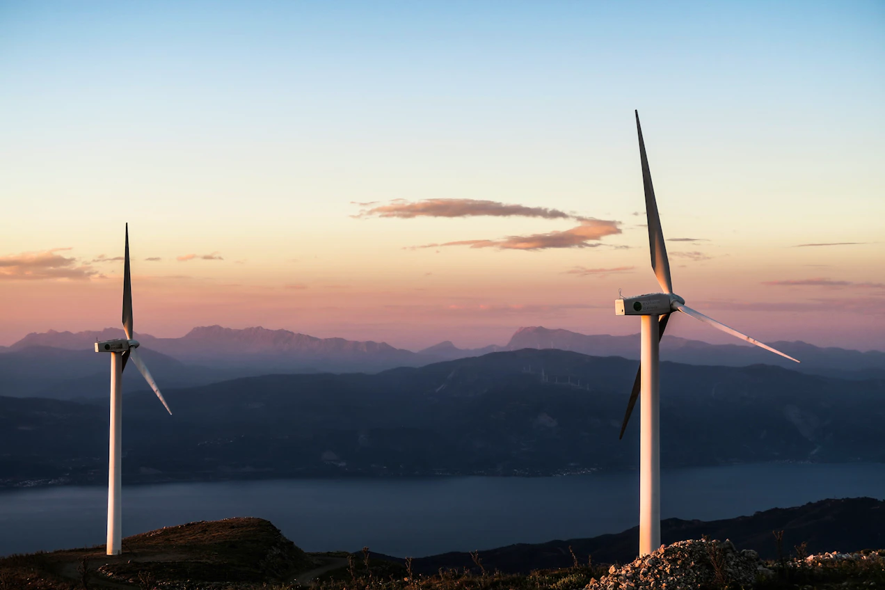 Éoliennes dans les montagnes Malt énergie