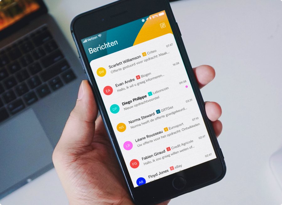 Malt's app for freelancers