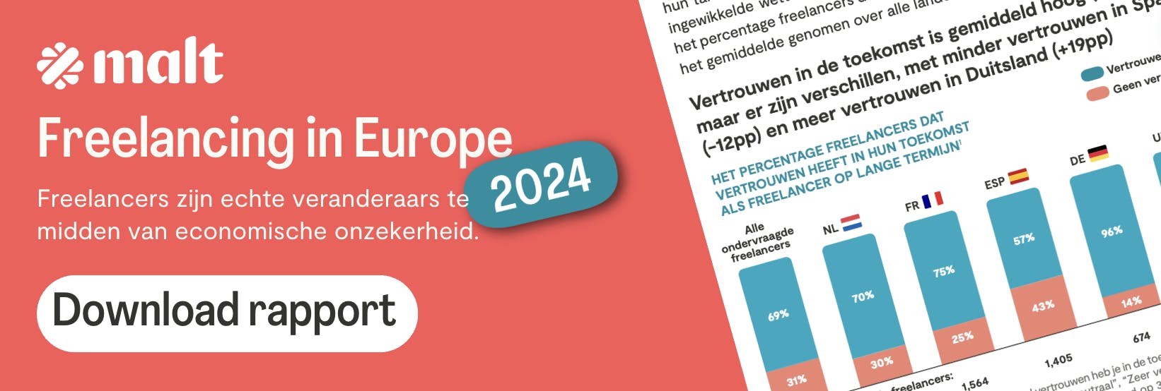 Freelancing in Europe report download button