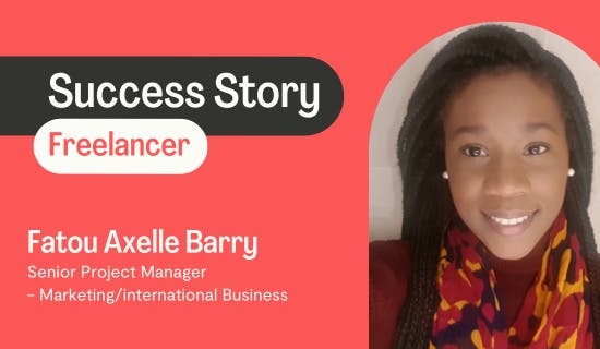 Success story freelancer Fatou Axelle Barry