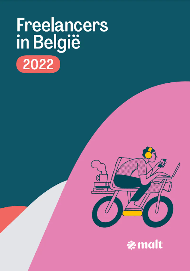 Ebook cover van Freelancers in België