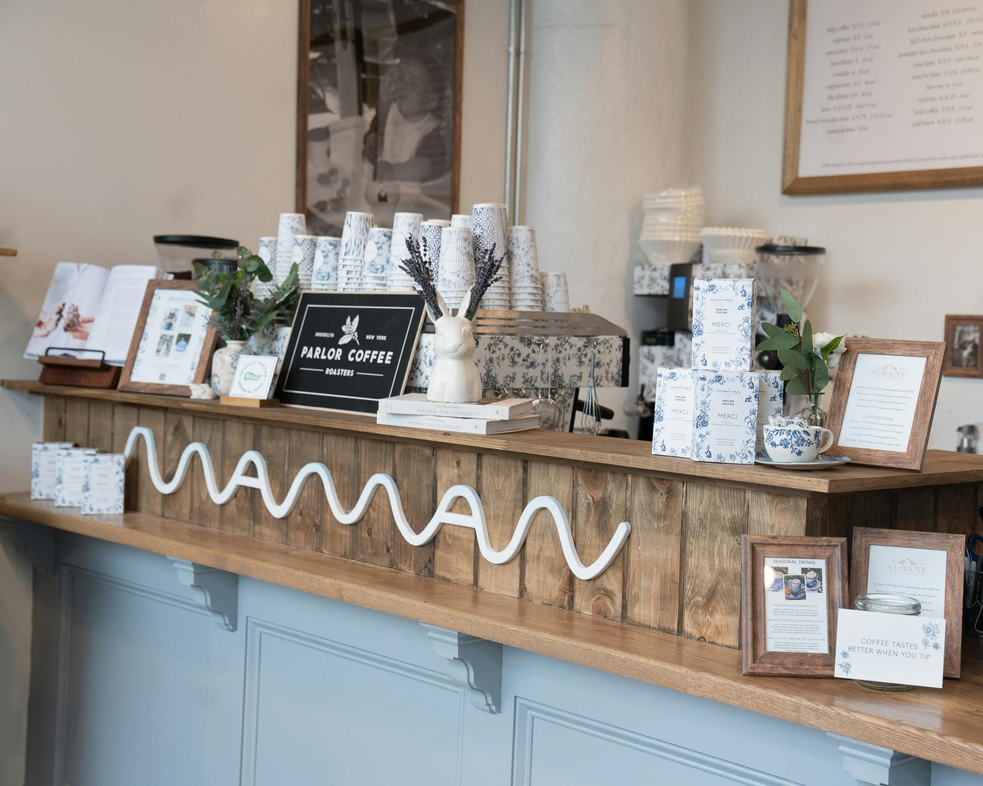 closeup of counter in long island city {petite} maman
