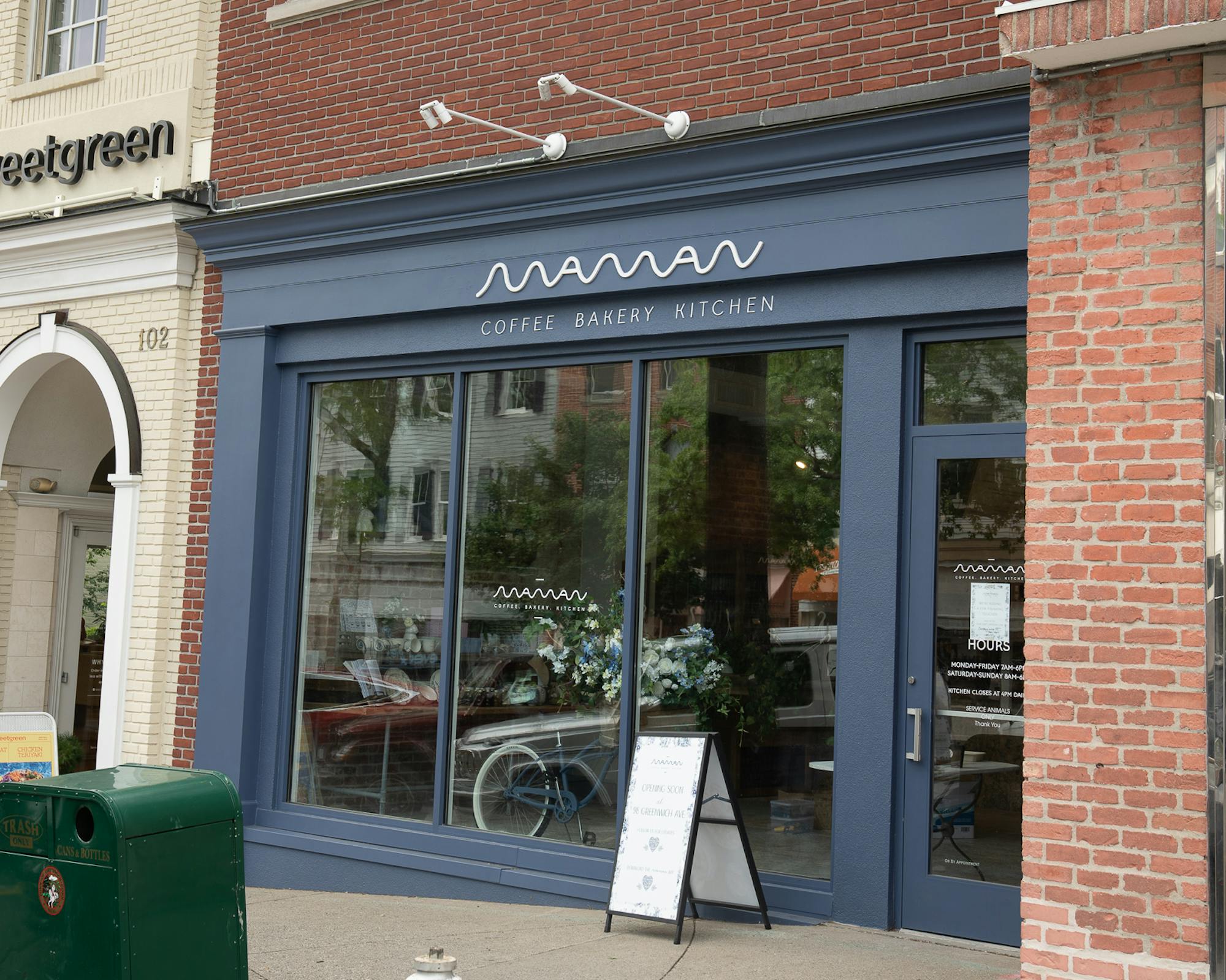 maman's beautiful greenwich café, the popular french-inspired bakery, café, and event space