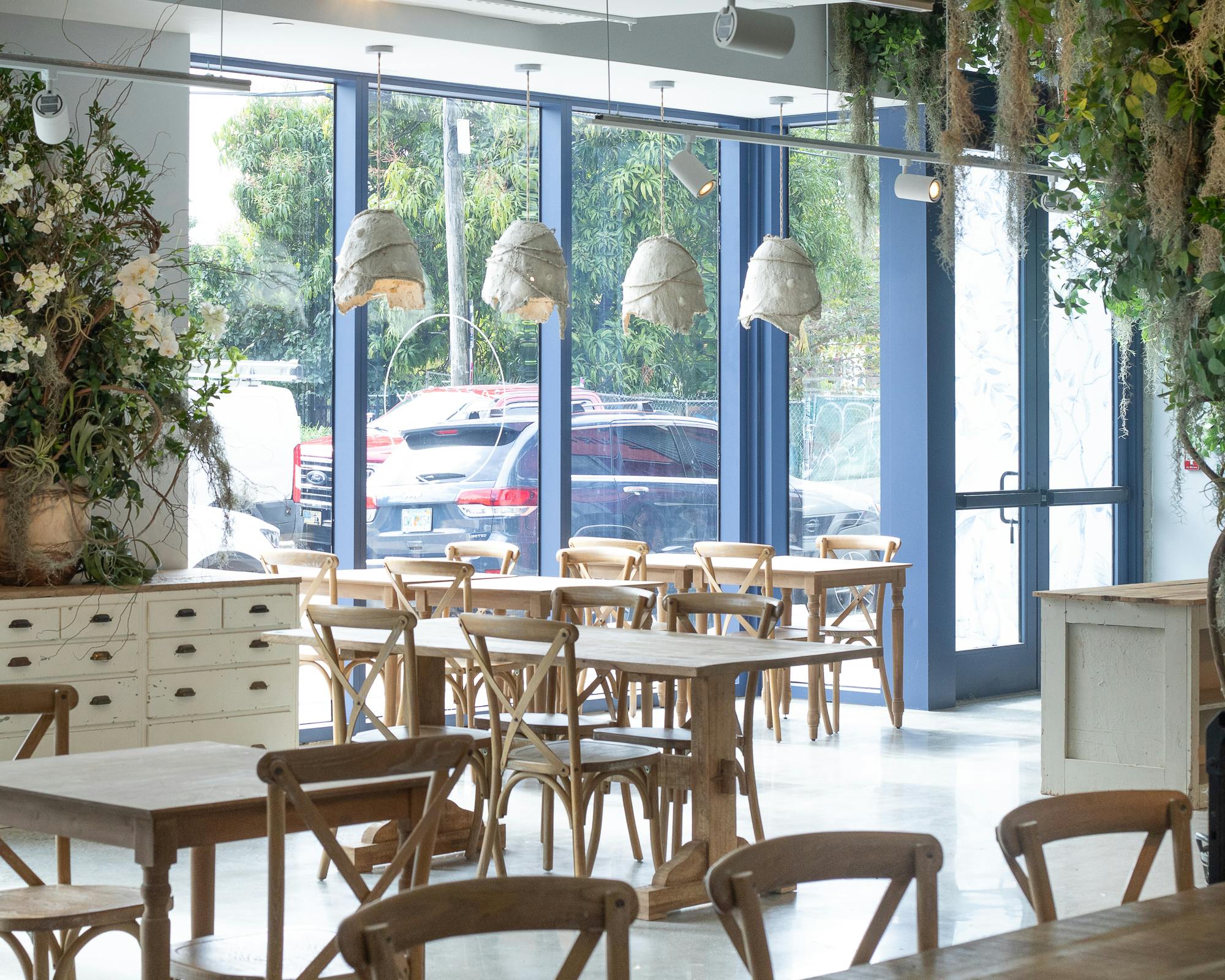 maman wynwood space shot of dining room